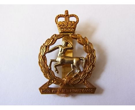Royal Army Veterinary Corps cap badge, QC (Bi-Metal) 