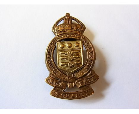 Royal Army Ordnance Corps cap badge (Bi-Metal, shortened slider) K&K: 2125