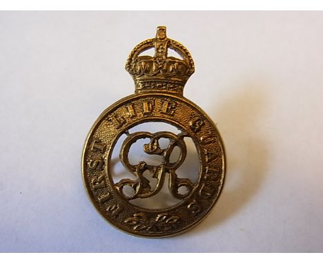 2nd Life Guards Cap badge (Gilding-metal, lugs) K&K: 728