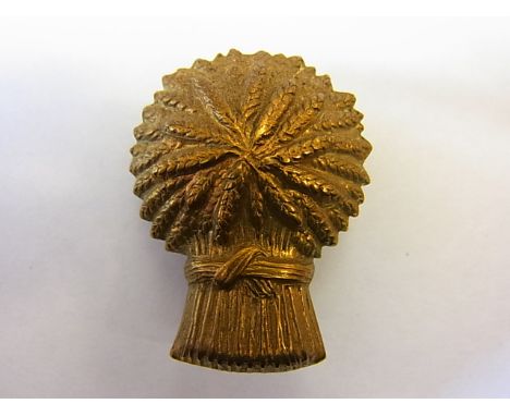 The Lothian and Border Horse Yeomanry cap badge (Brass, Lugs) K&K: 146