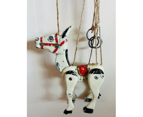 "MUFFIN THE MULE" ARTICULATED PUPPET, ORIGINAL STRINGS

 