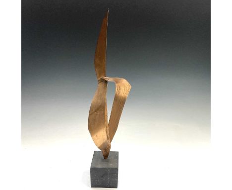 June Barrington-WardBronze Form c.1969Bronze sculptureH:53.5cm including ebonised plinth