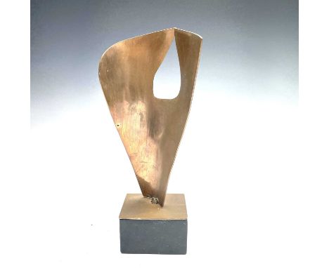 June Barrington-WardBronze FormBronze sculptureSigned with initials and dated '71 to ebonised plinthH:28cm including plinthPr