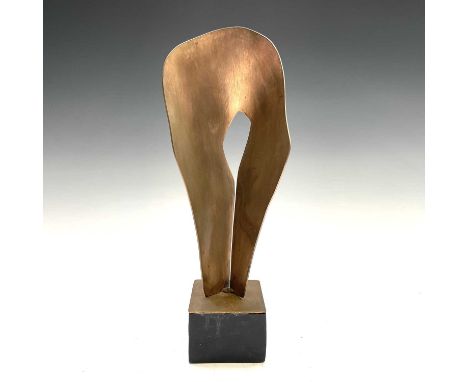 June Barrington-WardBronze formBronze sculptureInitialled and dated '71 to plinthH:30.5cm including plinthProvenance: From th