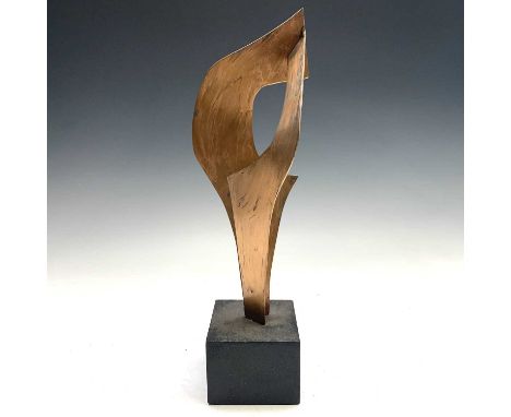 June Barrington-WardBronze FormBronze sculptureArtist's labelH:40.5cm including plinthProvenance: From the Estates of June Ba