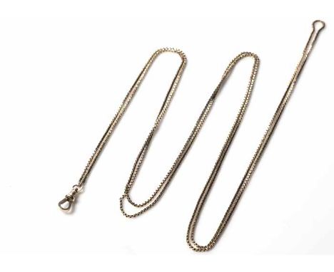 VICTORIAN GOLD BELCHER CHAIN
formed of box links, unmarked, approximately 154cm long, 22.1gms