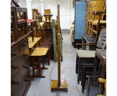 An Art Deco standard lamp, H152cm 