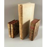 Konvolut 3 Bücher 1761 Des Teutschen Reichs Münz-Archiv, 1764 Modelles de Lettres, 1790 Büsch