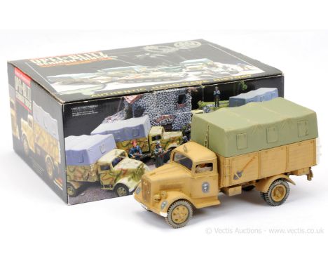 King &amp; Country - Afrika Korps Range, comprising: Set AK 37 - Opal Blitz Truck with Driver. Minor display wear otherwise g