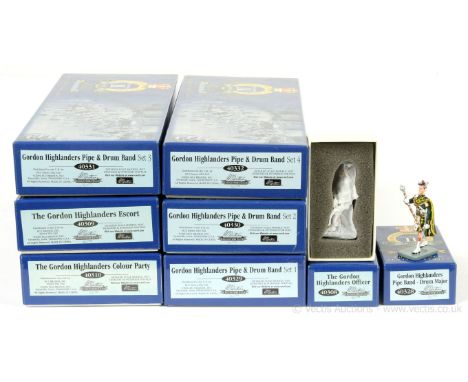 Britains Modern Issues - Collectors Club Golden Jubilee Series, 2004, comprising: Set 40308 - The Gordon Highlanders - Office