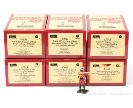 Britains - History of the British Army - Redcoats, comprising: 6 x Assorted Models Includes: Model No. 47031 - 35th Foot, Kin