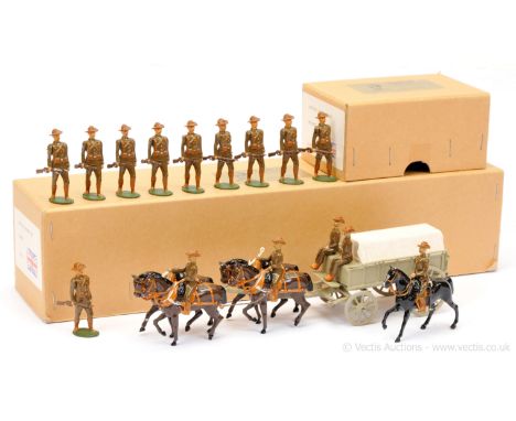 Lancer Military Toys, comprising: Set - Boer War Army Supply Column - Army Service Corps in Service Dress [this is a modern r