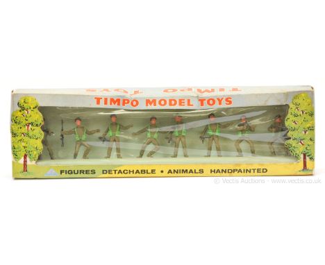 Timpo - Modern Army Series - Ref: 13/8 - B.A.C. Set, [late 1960's issue], comprising: 8 x Armoured Corpsmen. Mint overall, co