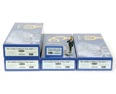 Britains Modern Issues - Collectors Club Golden Jubilee Series, 2004, comprising: Set 40270 - Drum Major of the Ghurkha Conti