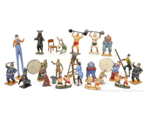 Charbens Mimic Circus Series, comprising: A Quantity [27 pieces] of Circus Types, Animals &amp; Accessories. Includes: Boxing