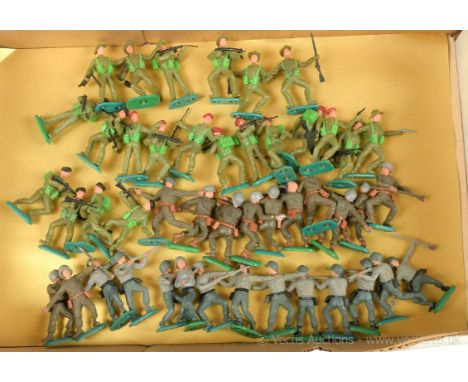 Timpo - Modern Army Collection, Series 12 - British Airborne, comprising: 8 x Red Berets Depicted in Various Action Poses wit