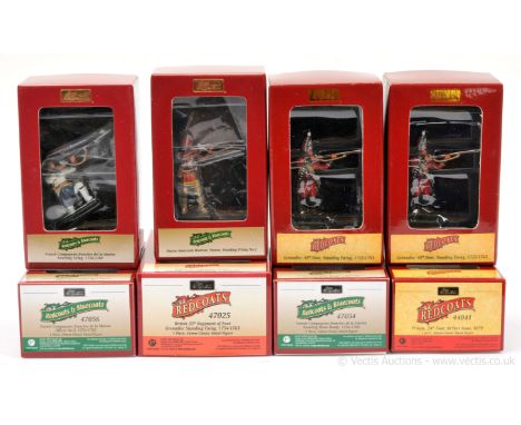 Britains - History of the British/American Army - Redcoats / Bluecoats Collection - 2006-2008, comprising: An Assortment of 8