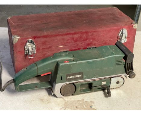 A large Parkside sander. 
