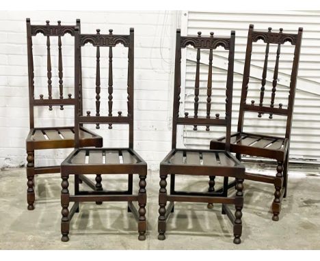 4 Ercol dining chairs. 