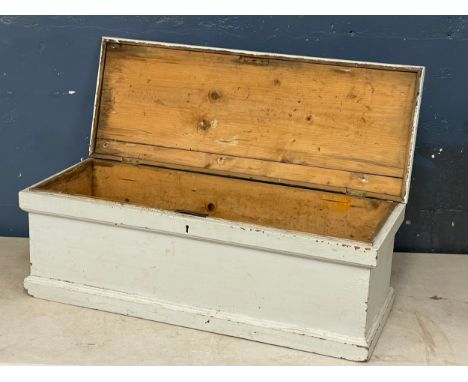 A Victorian tool chest. 89x34x30cm 