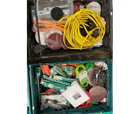 10 crates of tools, door locks etc. 