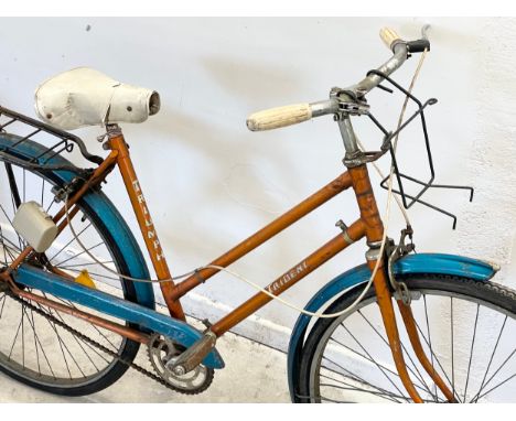 A vintage Triumph Trident bike. 