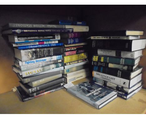 Chichester (Michael) and Wilkinson (John) inscribed by the authors and other on the Royal Navy (40)