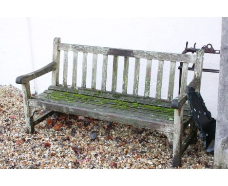 Wooden Garden Bench, 153cms long