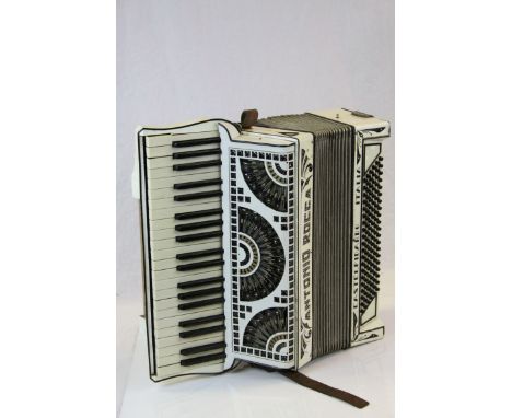 Vintage "Antonio Rocca" Accordian, marked "Castelfidardo Italia"