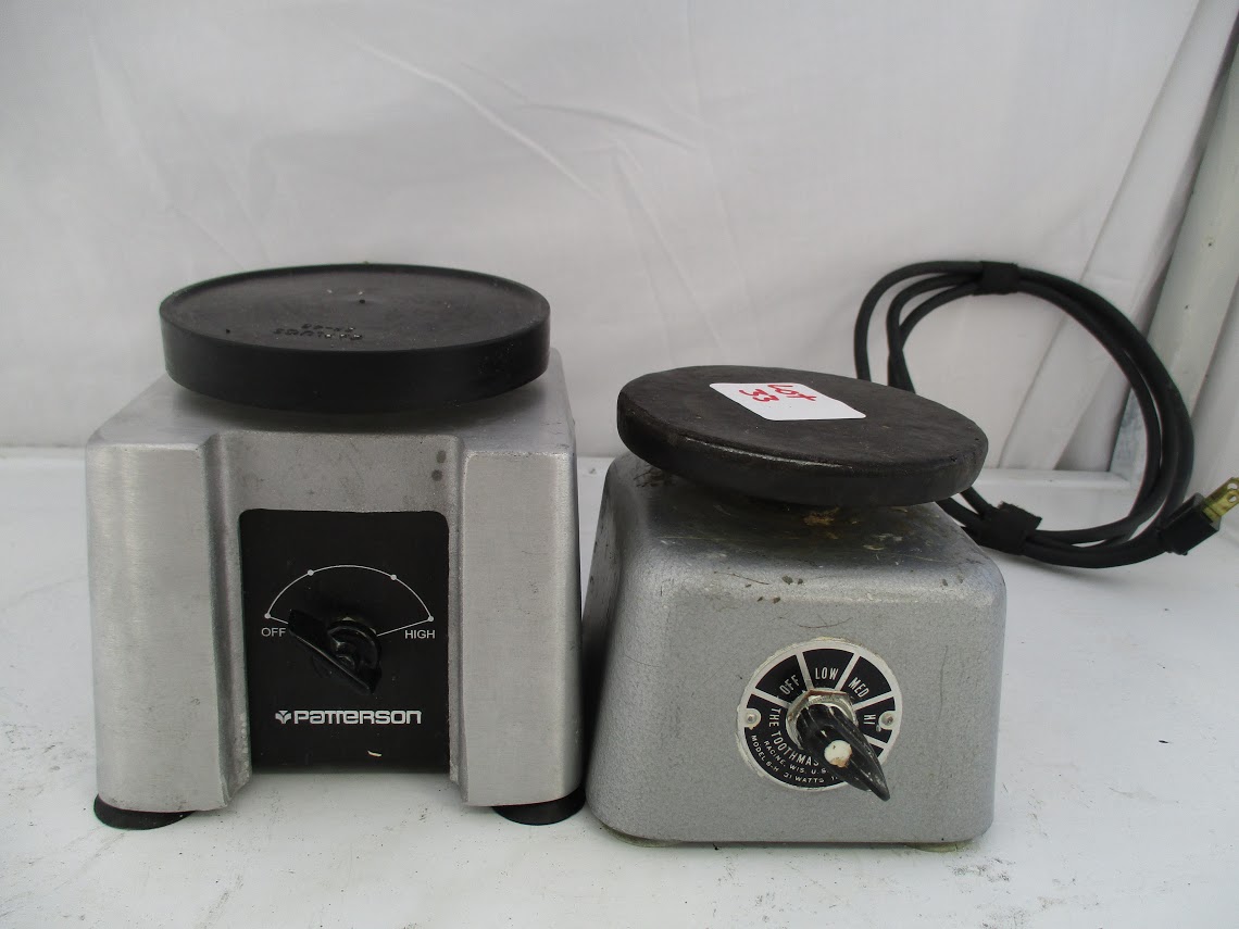 Patterson Dental Vibrator 150W 120V plus Toothmaster Model 6H Plaster