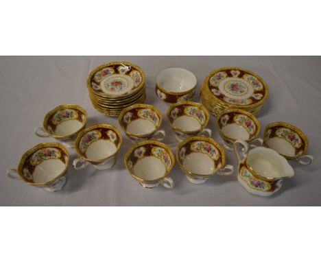 Royal Albert 'Lady Hamilton' part tea service