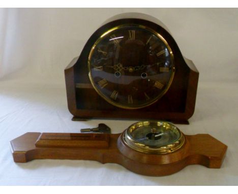 Mantle clock and barometer