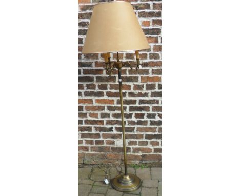 Brass standard lamp