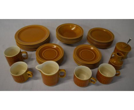 Hornsea 'Saffron' pattern part tea service