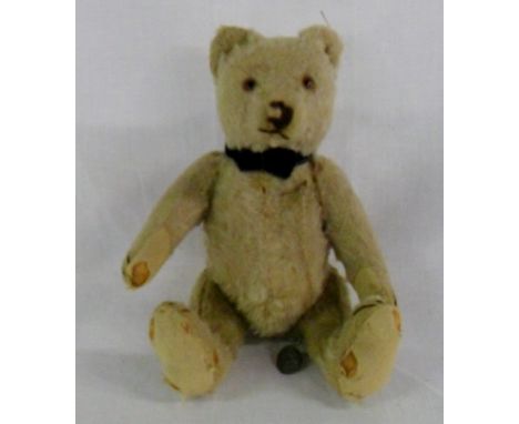 Reproduction early Steiff teddy bear with bow tie and pocket watch 20 cm