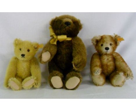 3 small Steiff teddy bears