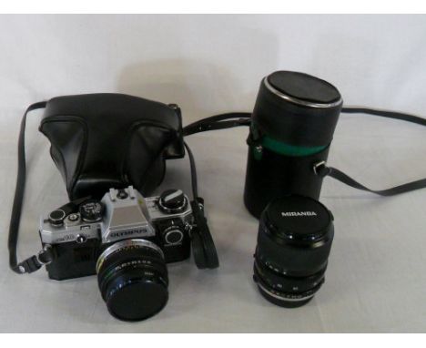 Olympus OM10 camera & Miranda lens