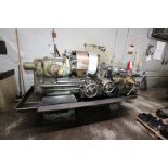 UNIVERSAL TURRET LATHE, JONES & LAMSON #5, 2-jaw fixture, 12.25" swing over bed, S/N N.A. (1942)