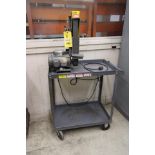 BELT SANDER, BALDOR, 2" x 36" belt, 1/2 HP, 115 v., w/ metal cart