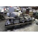 UNIVERSAL TURRET LATHE, JONES & LAMSON #3, 2-jaw fixture, 15" swing over bed, 7" swing over cross sl