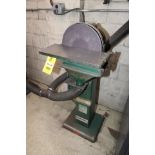 DISK SANDER, LEESON, 12" dia., 3/4 HP