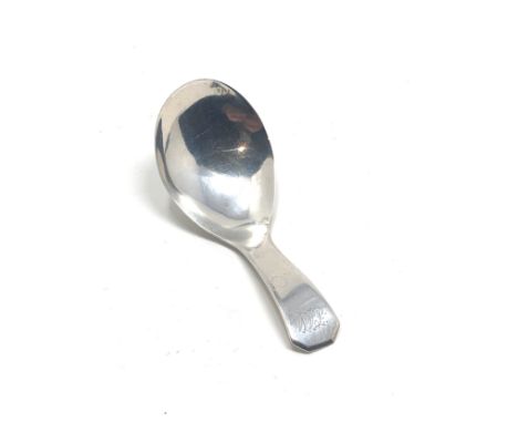 Georgian silver tea caddy spoon 