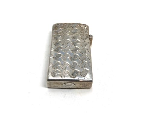 Vintage Peruzzi silver cigarette lighter marked silver 80 