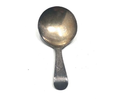 Antique georgian silver tea caddy spoon circa 1800 by george walker 
