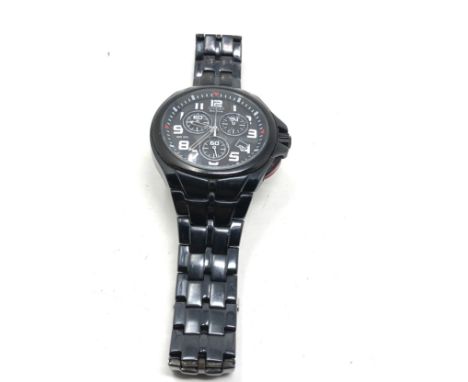 Gents vintage Citizen eco wr100 drive wristwatch the watch does not tick but no warranty given 