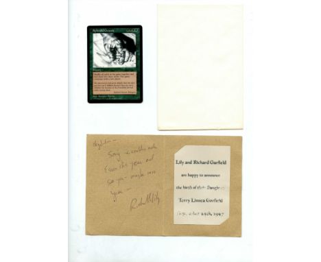 We are delighted to offer a Splendid Genesis in our premier auction. The fabled Magic the Gathering card has a legendary back