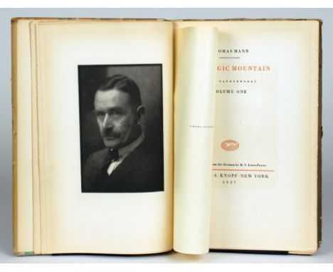 Thomas Mann. The Magic Mountain. [Der Zauberberg]. Volume One [and] Two. Translated from the German by H. T. Lowe-Porter. New
