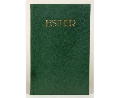 Ernst Ludwig-Presse - Das Buch Esther. Übersetzt von Dr. Martin Luther. Leipzig, Insel 1908. Mit einer Doppeltafel und zehn o