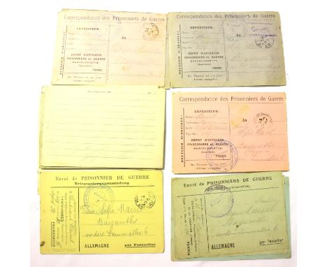Collection of twenty German WWI POW letters and cards from Officer Maisel to his wife Sofie. P&amp;P Group 1 (£14+VAT for the
