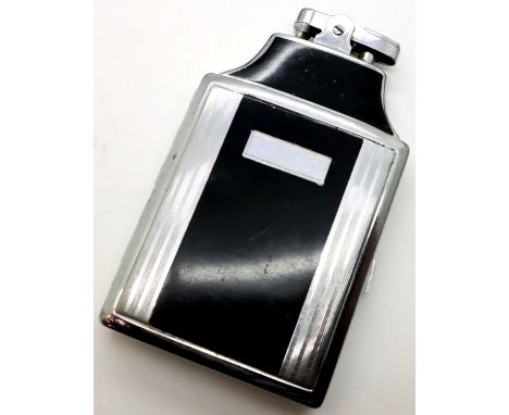 Ronson Art Deco cigarette lighter case. P&amp;P Group 1 (£14+VAT for the first lot and £1+VAT for subsequent lots) 